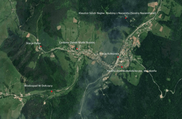 image2 Komańcza mapa