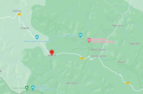image2 Wetlina mapa