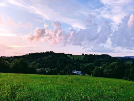 Ustrzyki Dolne Ustrzyki Dolne widok na wzgórza