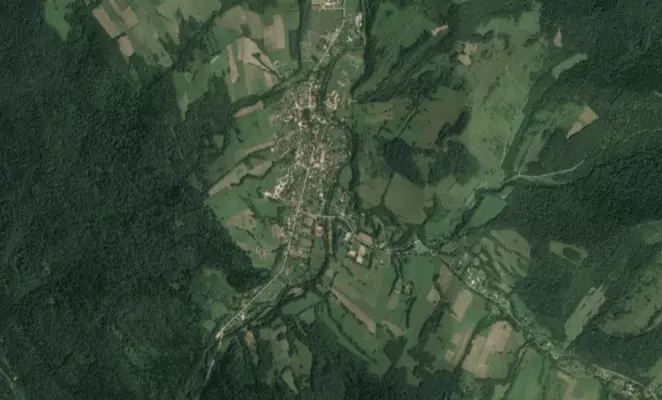 Baligród zdjęcie satelitarne
