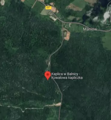 Kapliczka w Balnicy na mapie