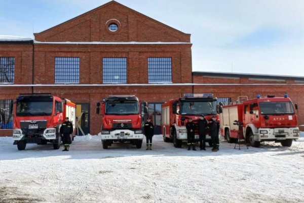 Nowe pojazdy straży pożarnej w Bieszczadach