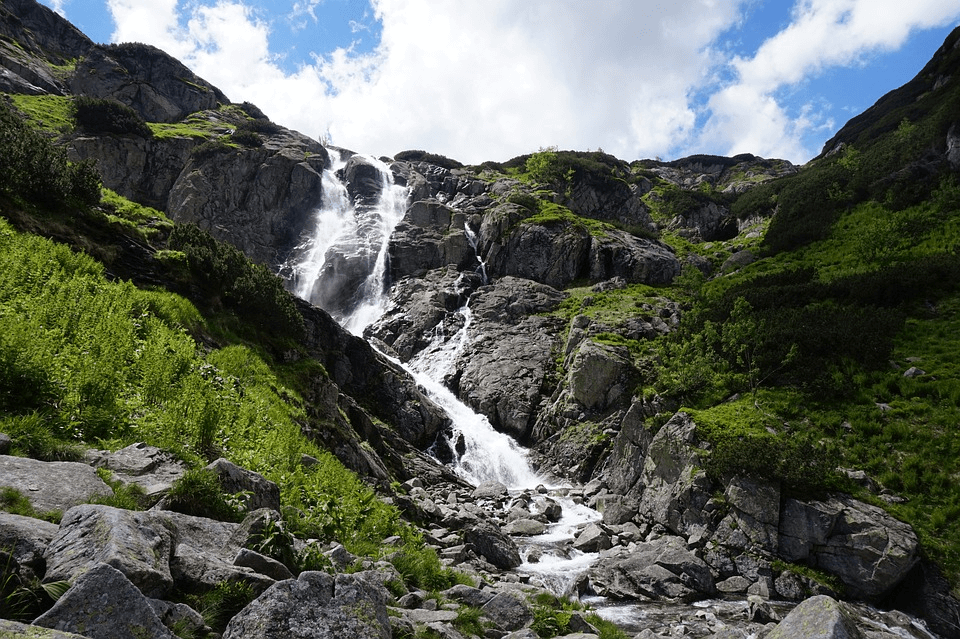 Bieszczady Wodospad Siklawa