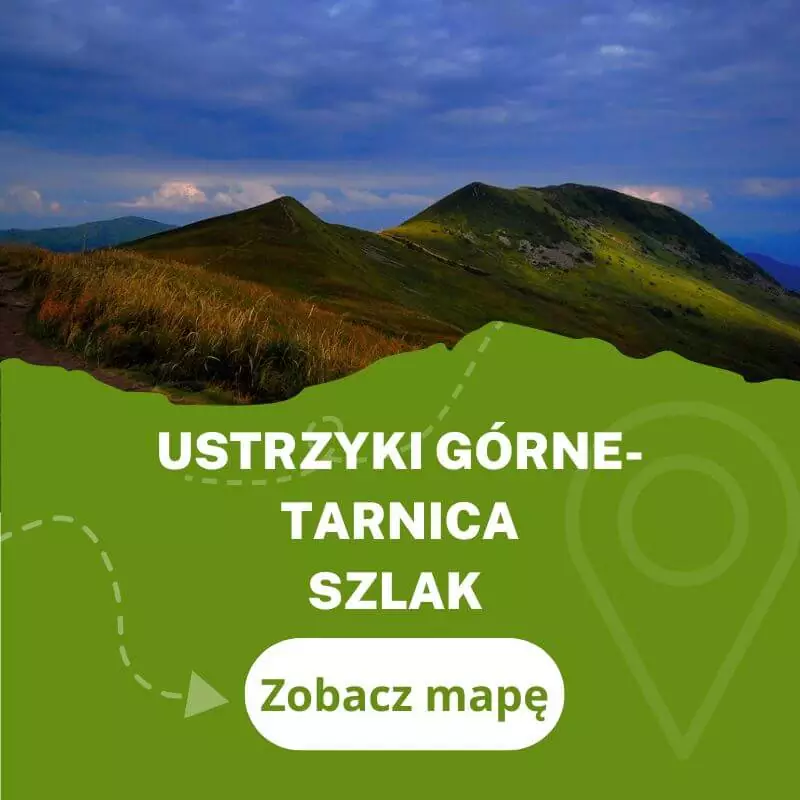 Szlak na Tarnicę z Ustrzyk Górnych i zejście do Wołosatego