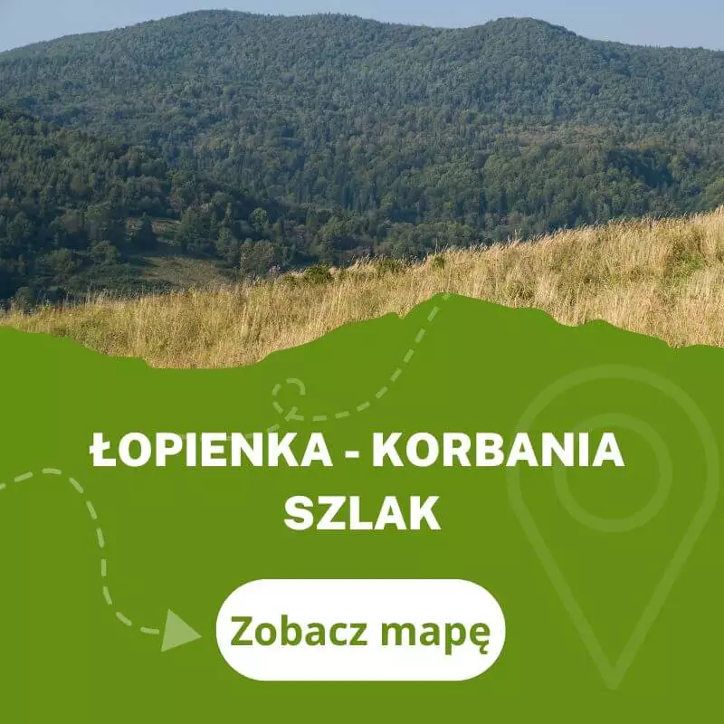 Szlak z Łopienki do Korbani