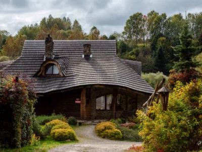 Bieszczady gęsi zakręt