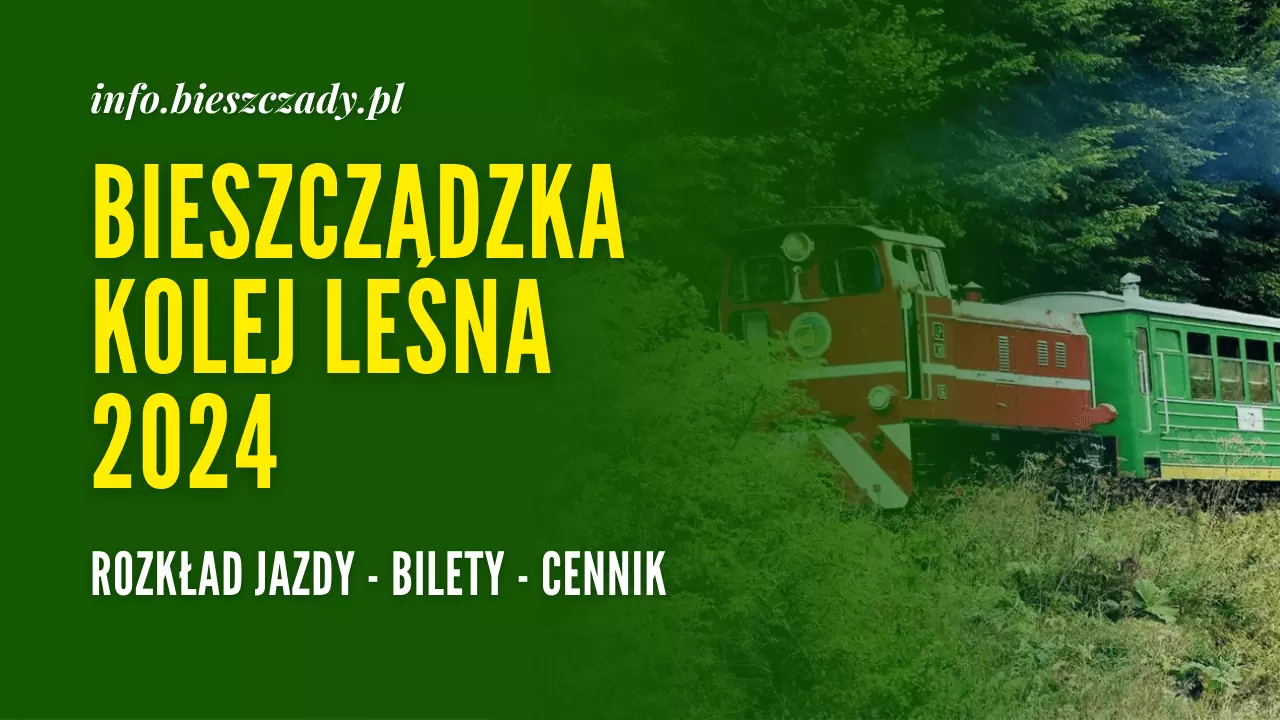 Bieszczadzka Kolejka Leśna wakacje 2024 – rozkład jazdy, cennik, bilety