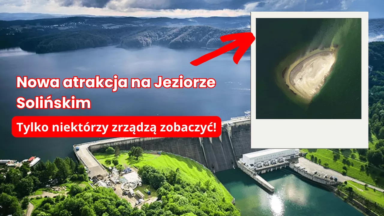 Nowa atrakcja w Bieszczadach: wyspa okresowa na Jeziorze Solińskim