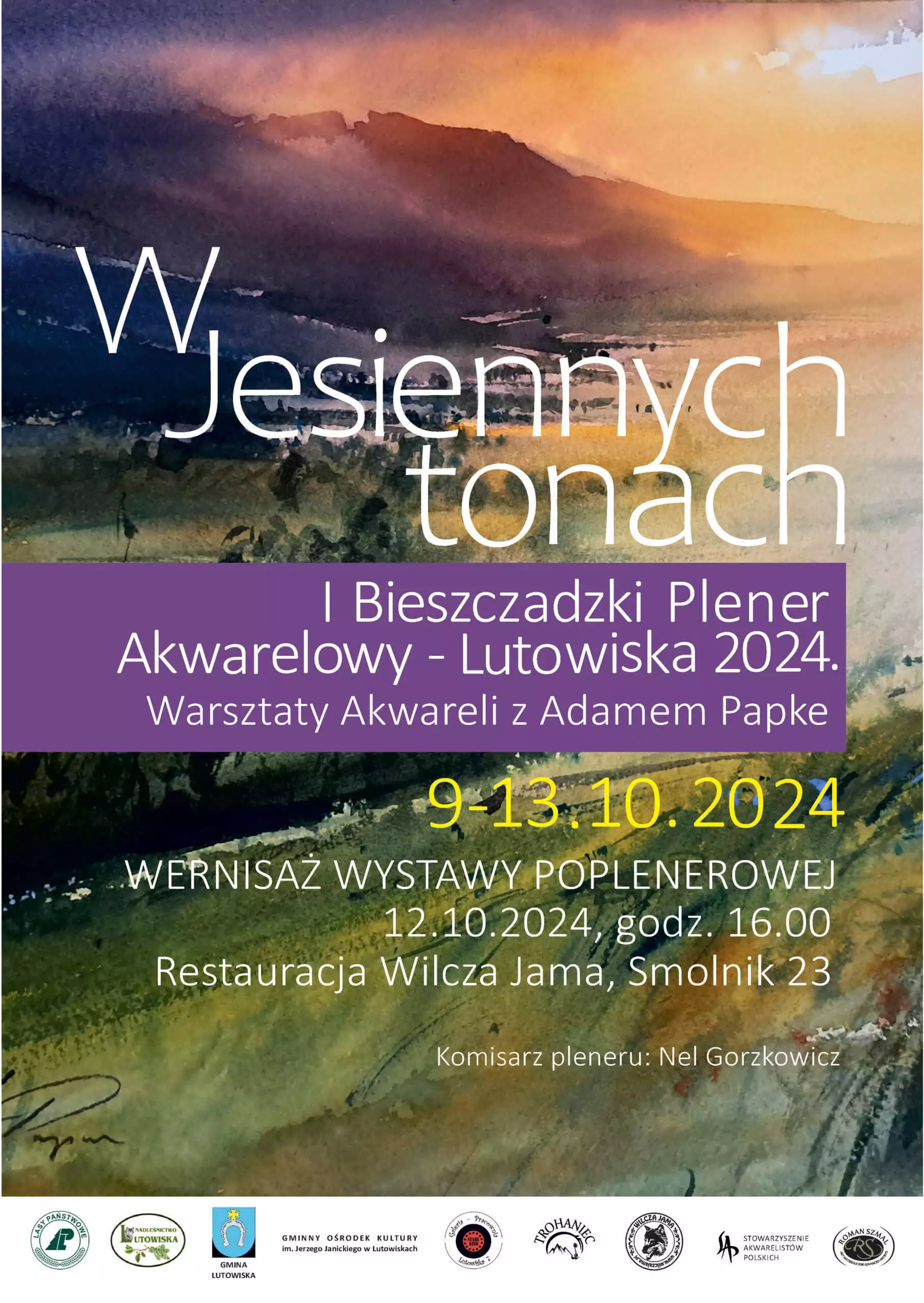w jesiennych tonach plakat